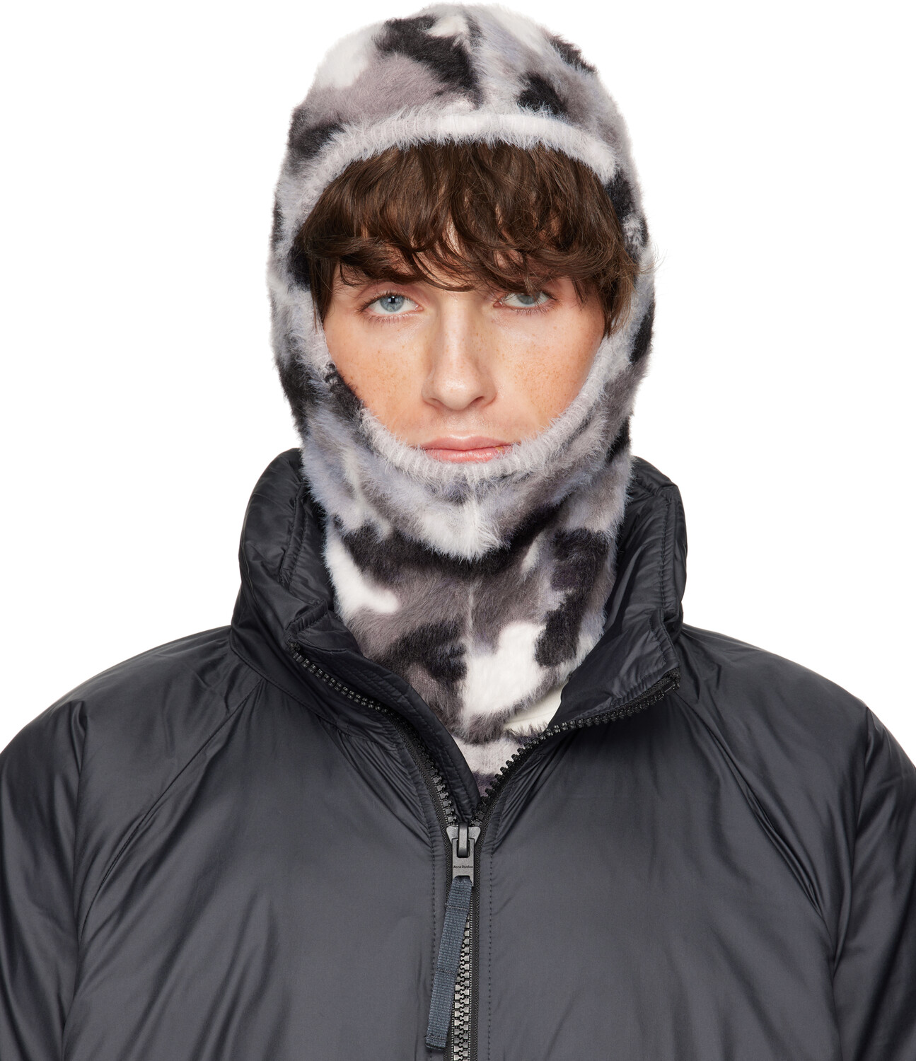 

Серая камуфляжная балаклава Acne Studios