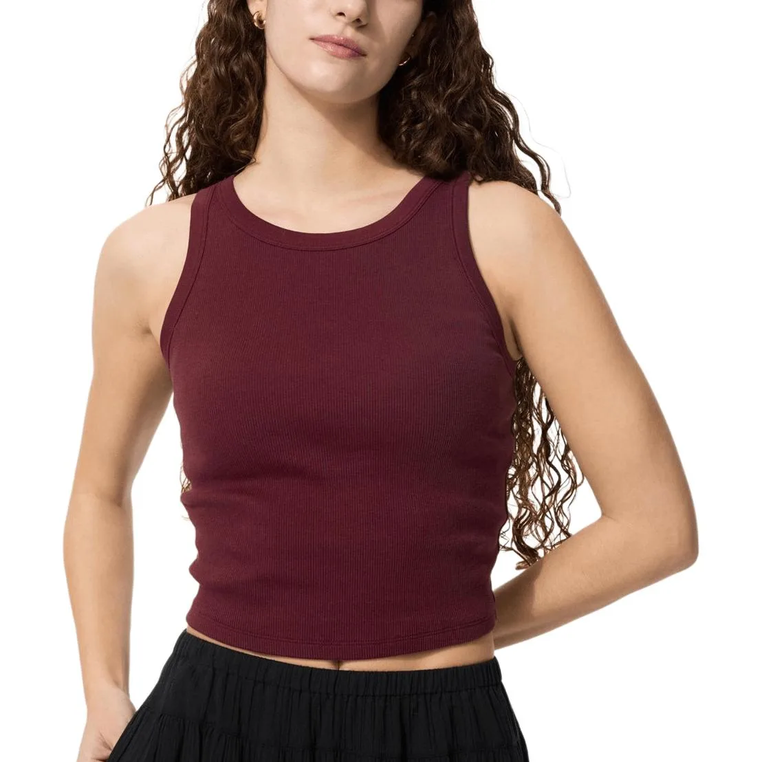 UNIQLO SS26 Топ-танк Women's Dark Red Others