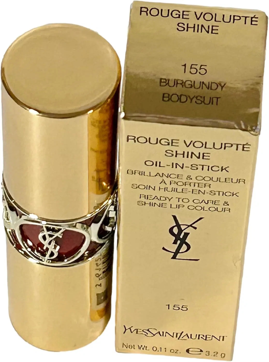 Помада Yves Saint Laurent Rouge Volupte Shine Burgundy Body — фото 2