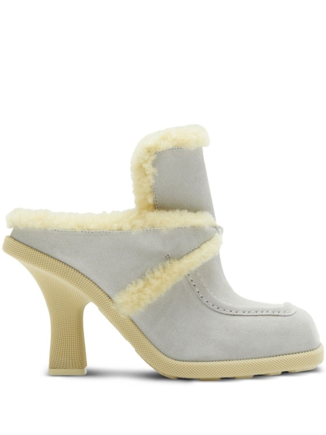 

Burberry мюли Highland 90, серый