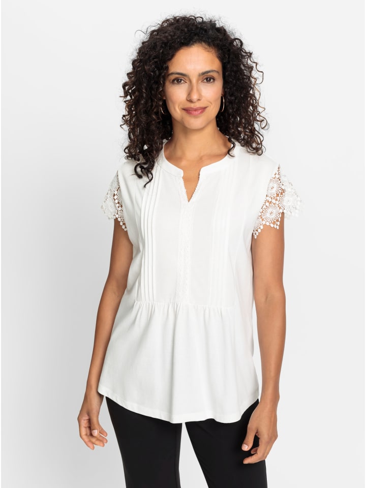 

Рубашка с короткими рукавами цвета экрю WITT WEIDEN