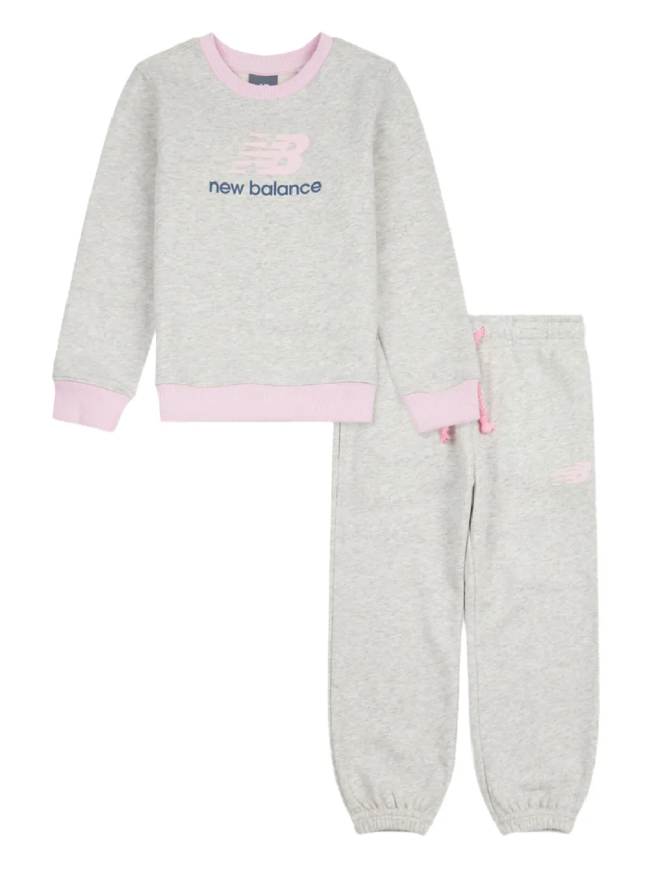 

Комплект спортивного костюма с логотипом New Balance Kids, серый
