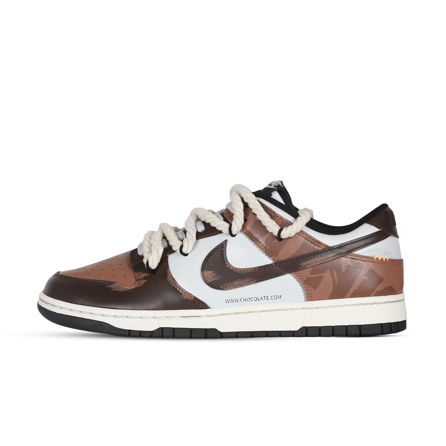 

Кроссовки Nike Dunk Skateboarding Shoes Men Low-top Brown/Taupe, цвет Tan