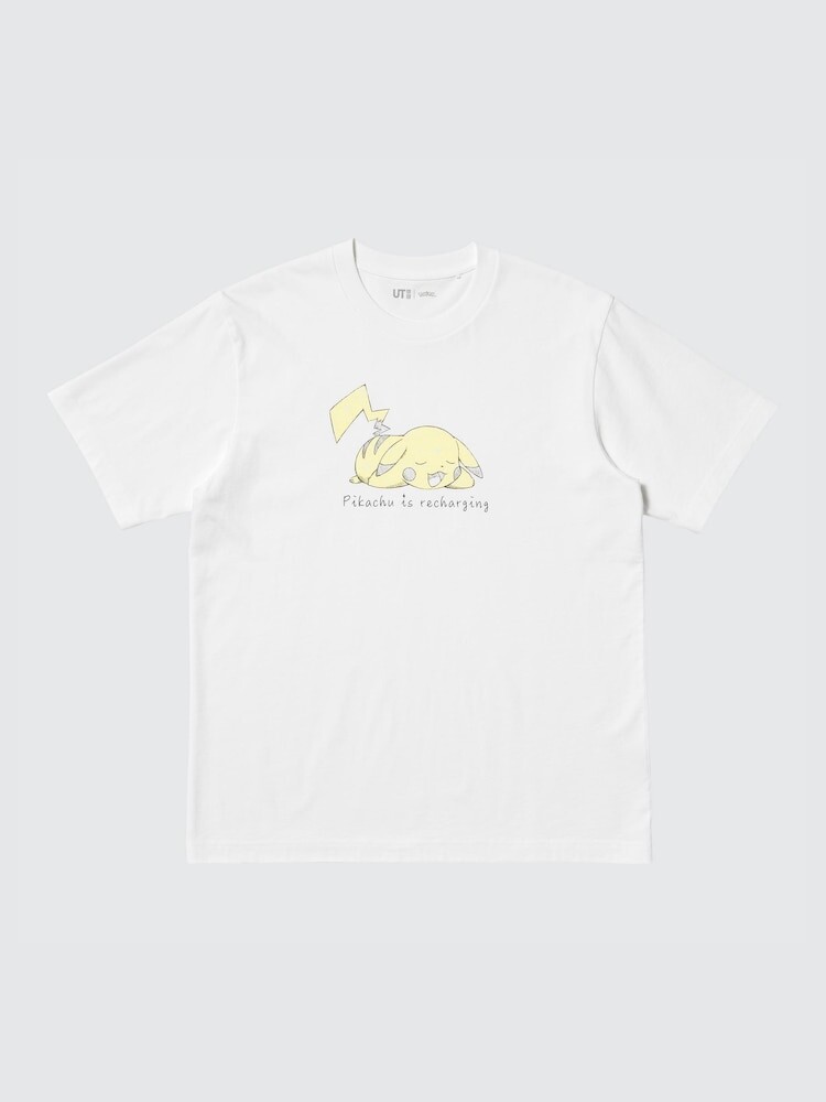 

Футболка с графическим принтом Pokémon ut Uniqlo, цвет 00 белый