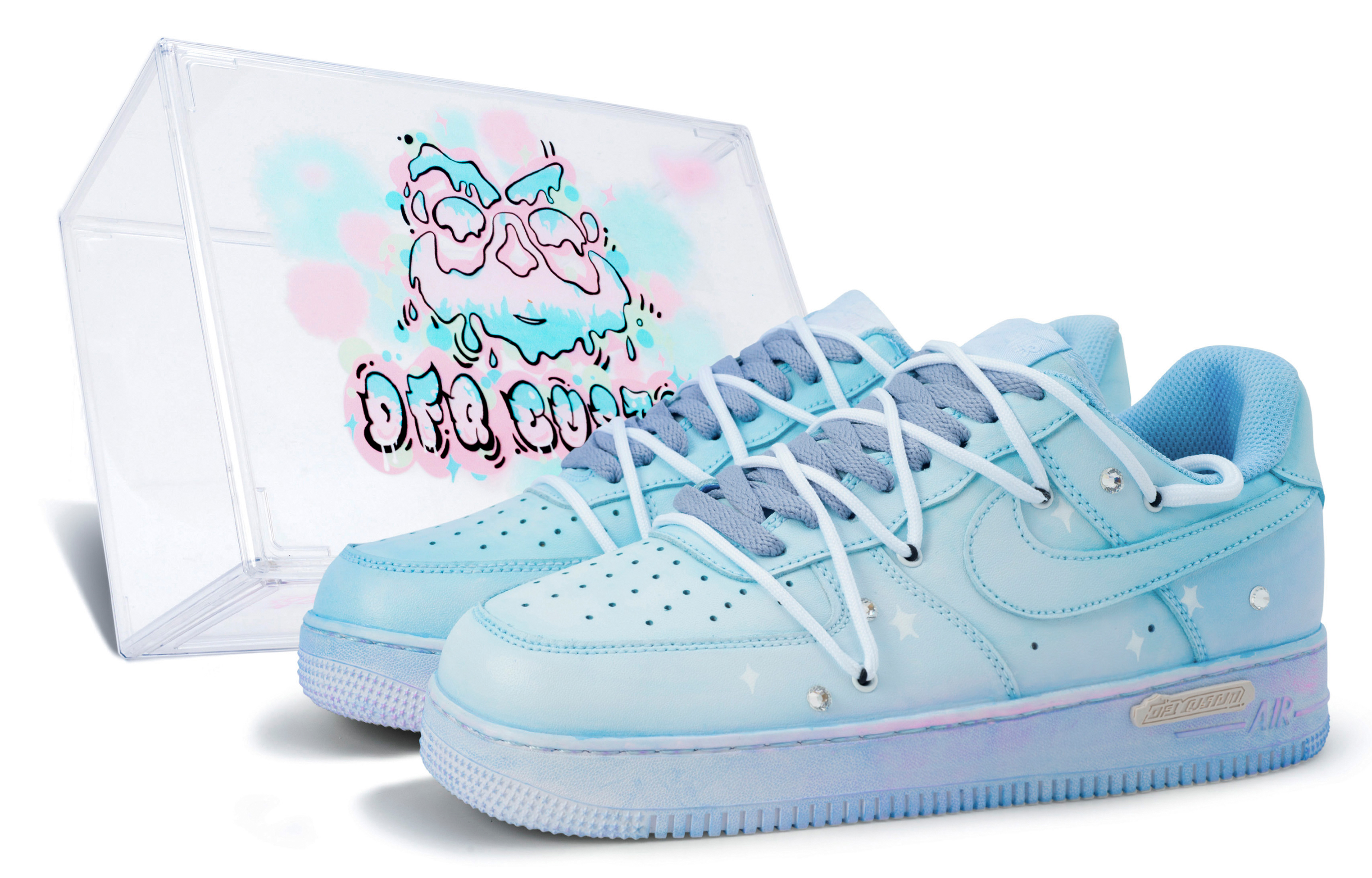 

Женские кроссовки для скейтбординга Nike Air Force 1, Sky Blue