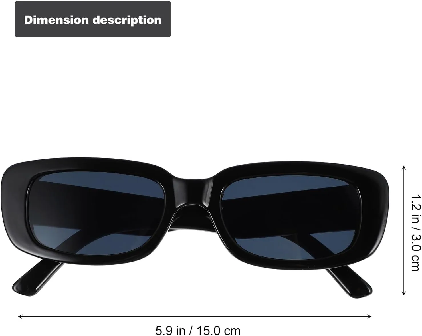 

Солнцезащитные очки FRCOLOR в квадратной оправе с темными линзами и защитой от УФ-излучения. Модные очки для женщин и мужчин, для путешествий и пляжа, Black