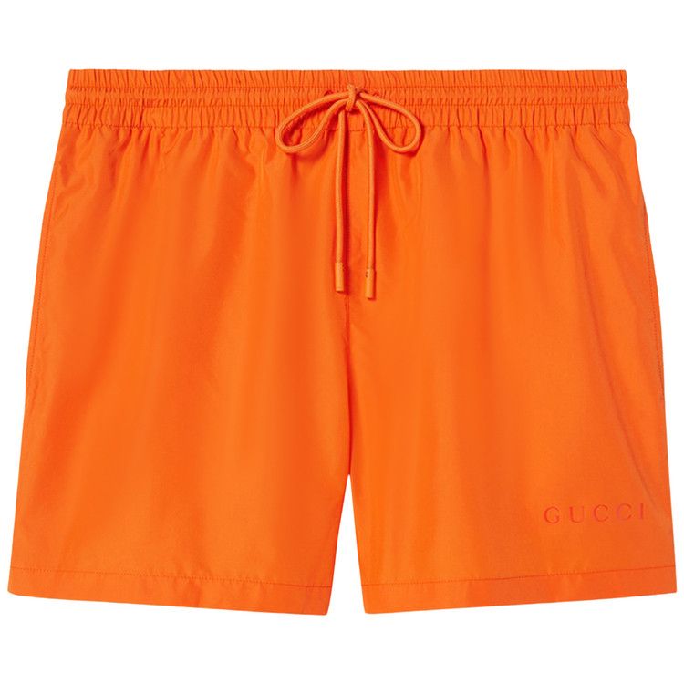 

Шорты для плавания Gucci Technical Poplin Swim Short, Bright Orange