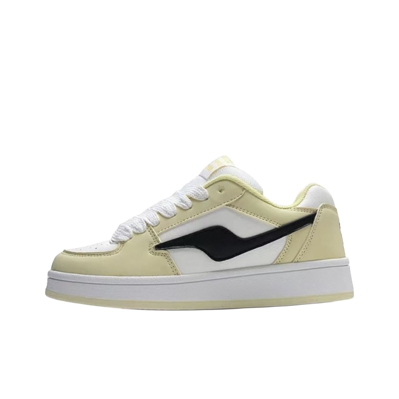 

Влагоотводящие кроссовки Rebound Balance Support с амортизацией, износостойкие, легкие, дышащие, низкие PROTECTCAMEL, белый светло-желтый