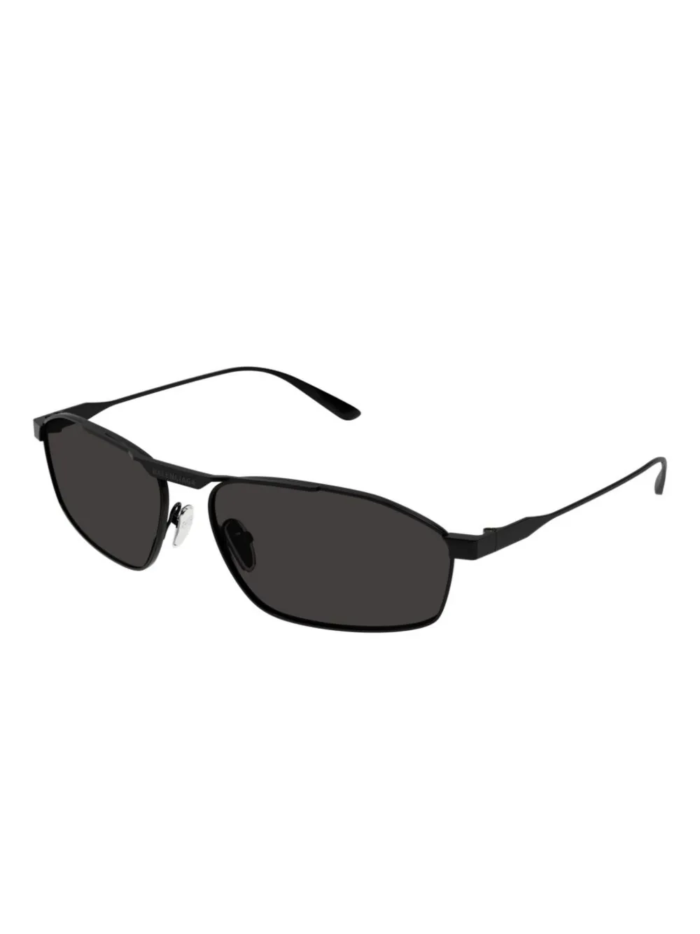 Солнцезащитные очки в прямоугольной оправе Balenciaga Eyewear, черный — фото 2