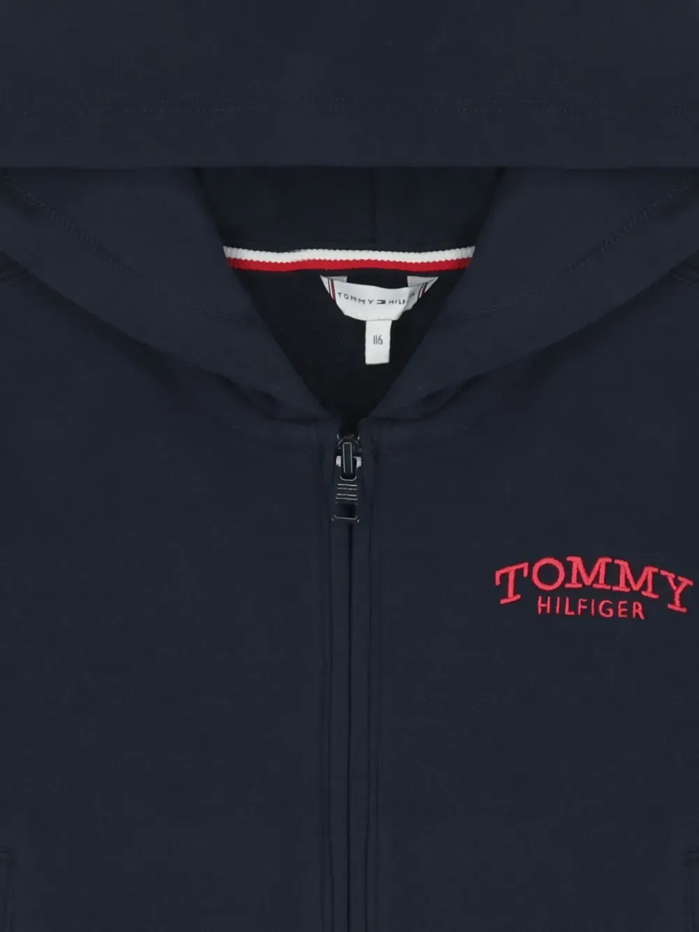 Худи с вышитым логотипом Tommy Hilfiger Junior, синий — фото 4