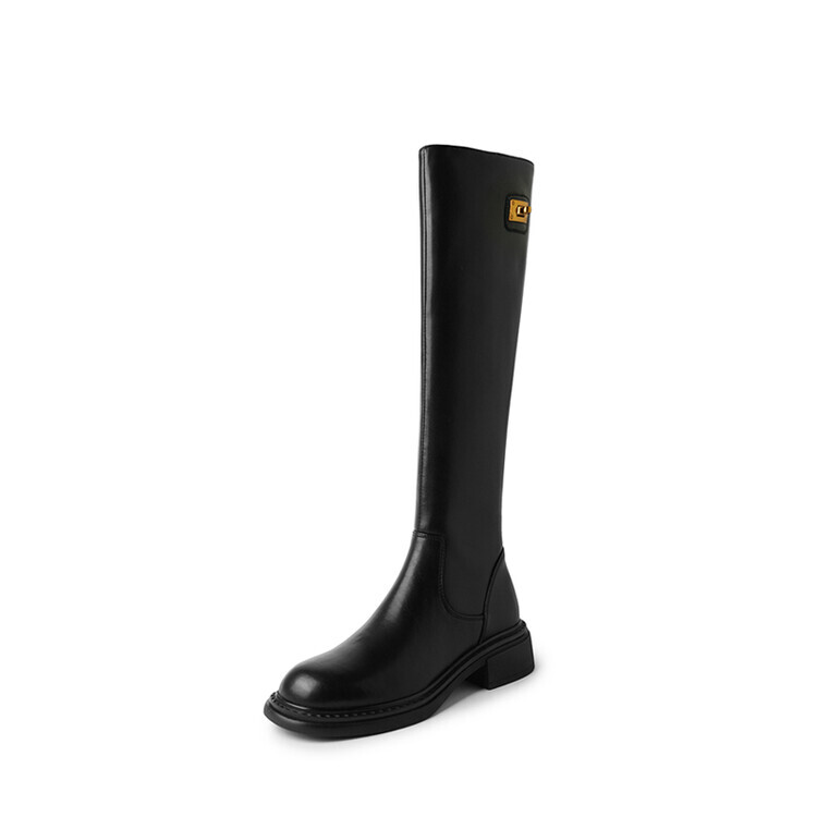 

Сапоги женские Su Yanjiao, цвет Black Fleece-lined