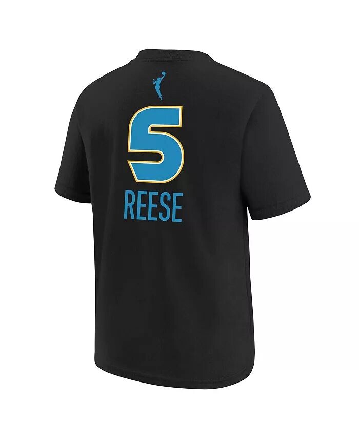Черная футболка с номером проекта WNBA Big Boys and Girls Angel Reese Chicago Sky 2024 Nike, черный — фото 2