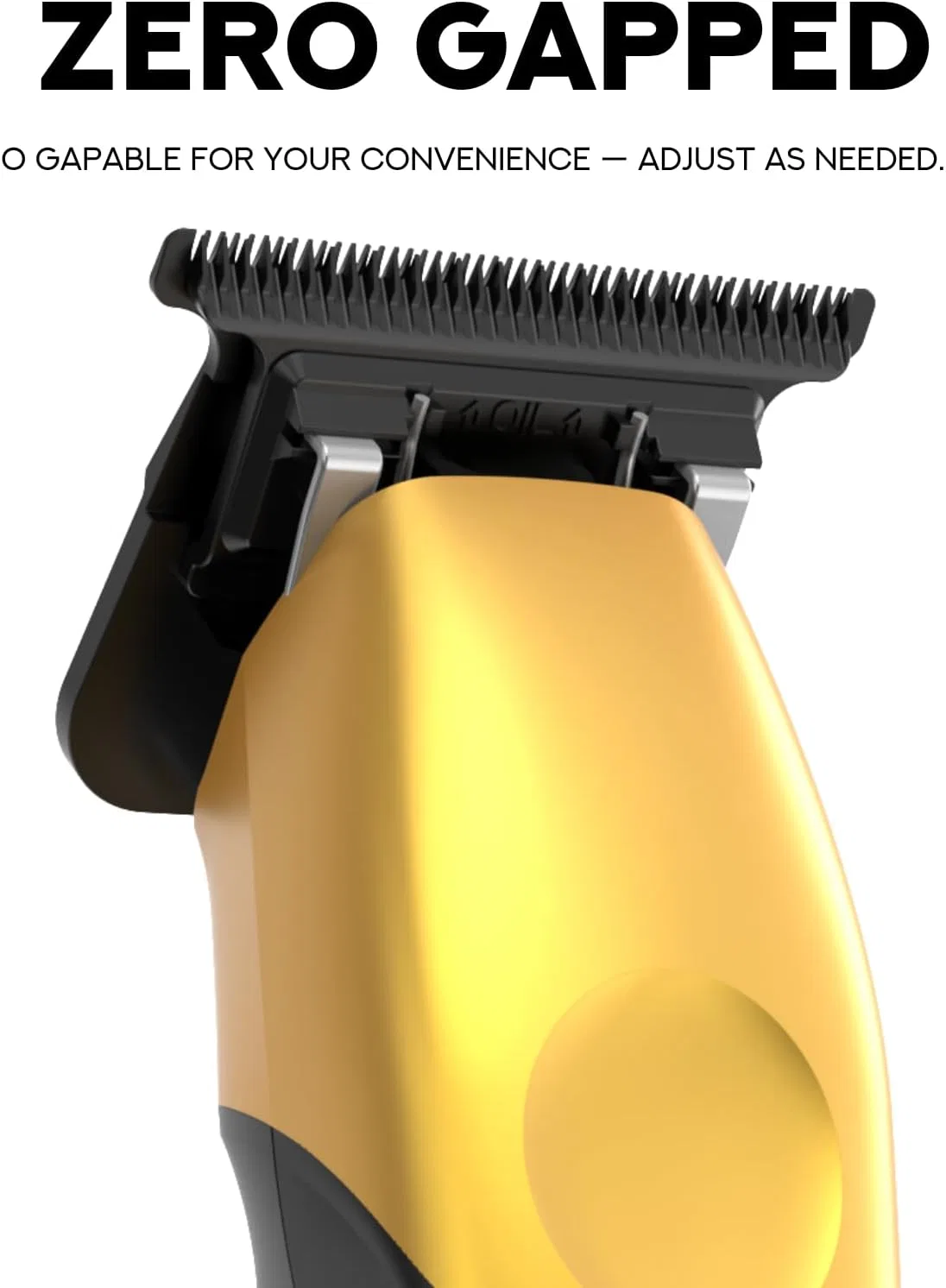 Беспроводной триммер для бороды и волос Supreme Trimmer 2Spee ST622 Supreme Trimmer, Gold — фото 4