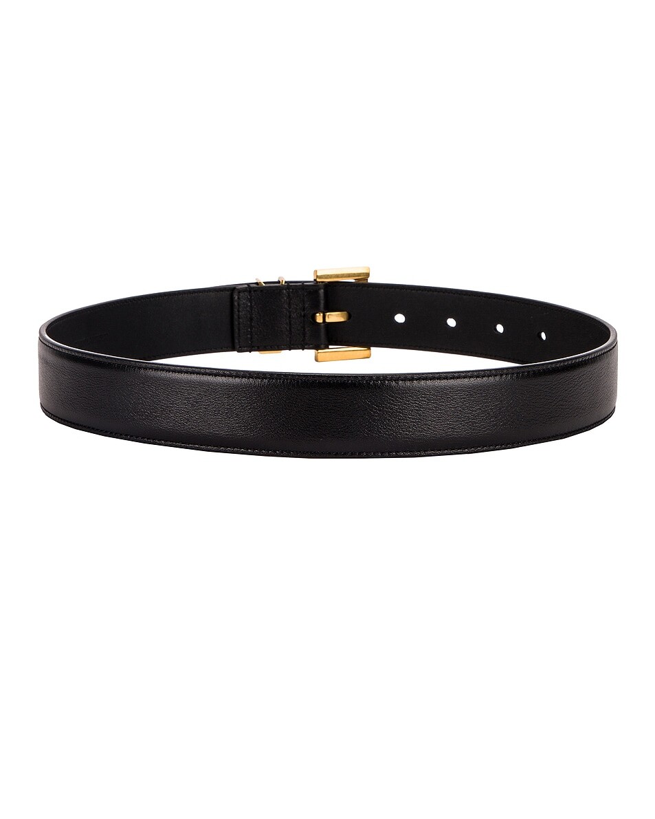 

Ремень с монограммой Saint Laurent, цвет Nero