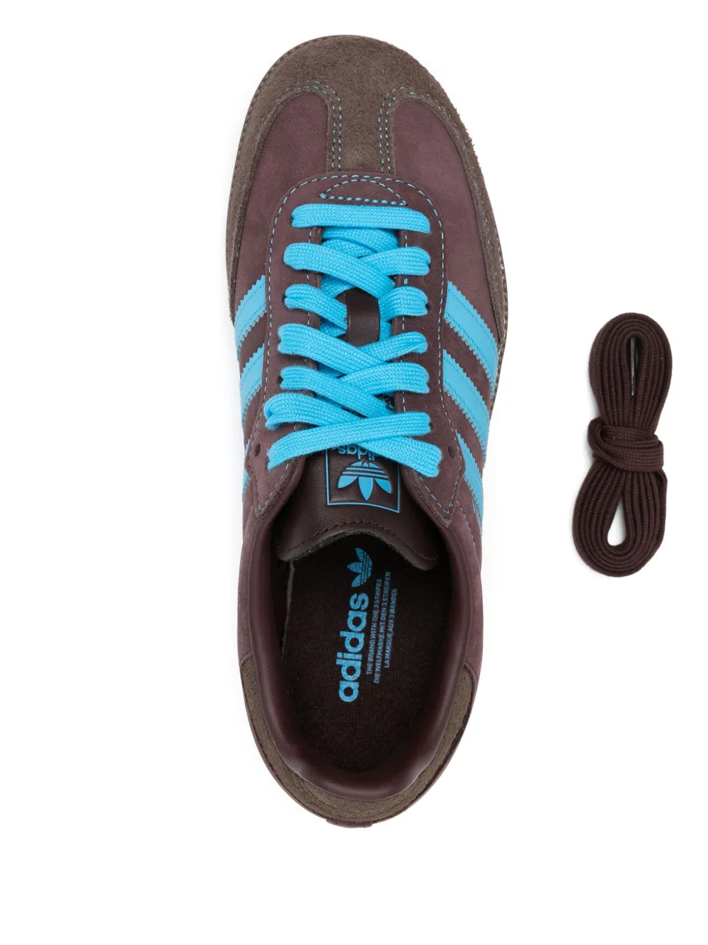 Кроссовки Samba OG Adidas, коричневый — фото 4