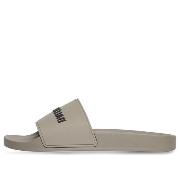 

Тапочки pool slides 'grey' Balenciaga, серый