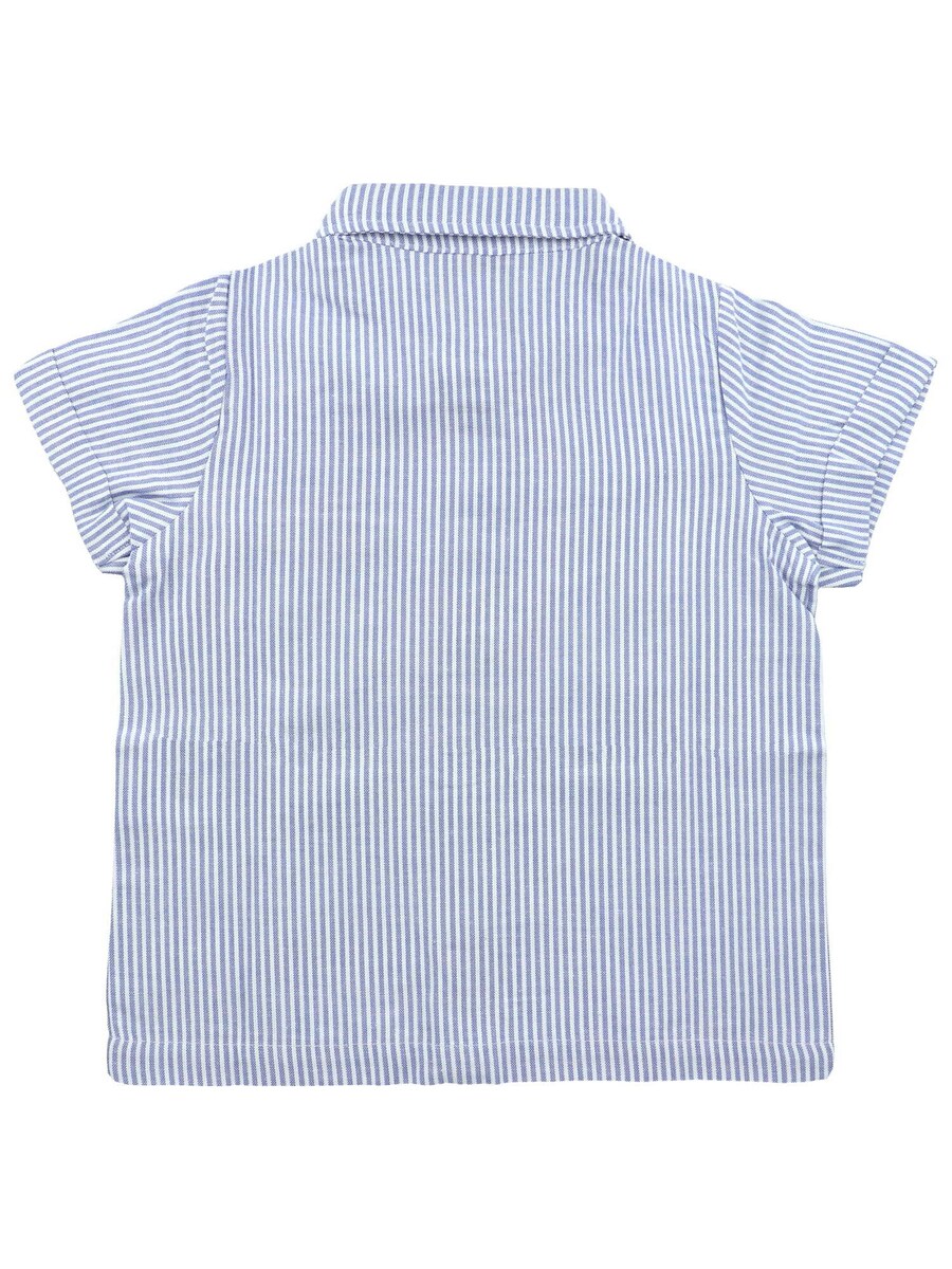 Рубашка на пуговицах классического кроя Villervalla Stripes, темно-синий — фото 2
