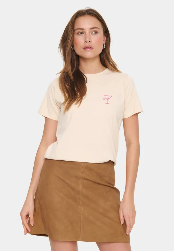 

Футболка с принтом magnisz Saint Tropez, Pearled Ivory, Белый, Футболка с принтом magnisz Saint Tropez, Pearled Ivory