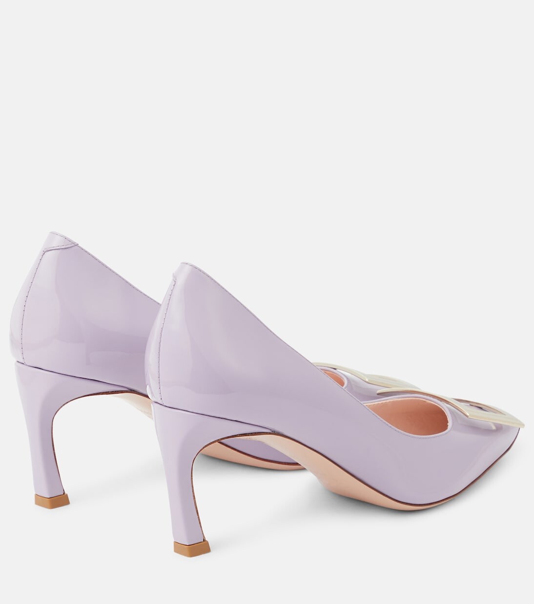 Лакированные туфли trompette 70 Roger Vivier, фиолетовый — фото 3