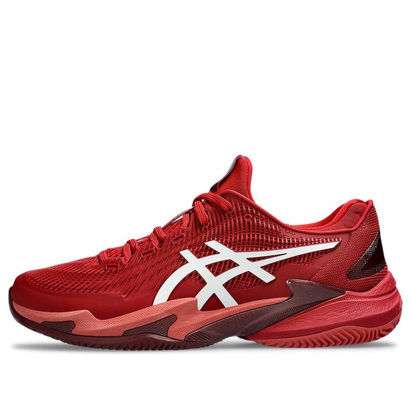 

Кроссовки court ff 3 novak clay 'cranberry white' Asics, мультиколор