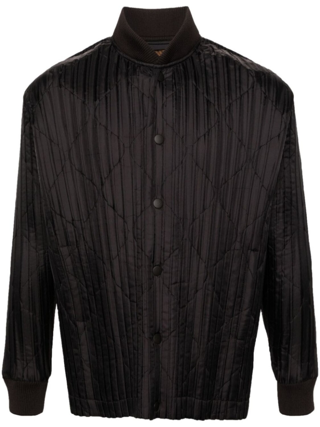

Homme Plissé Issey Miyake бомбер Padded Pleats, черный