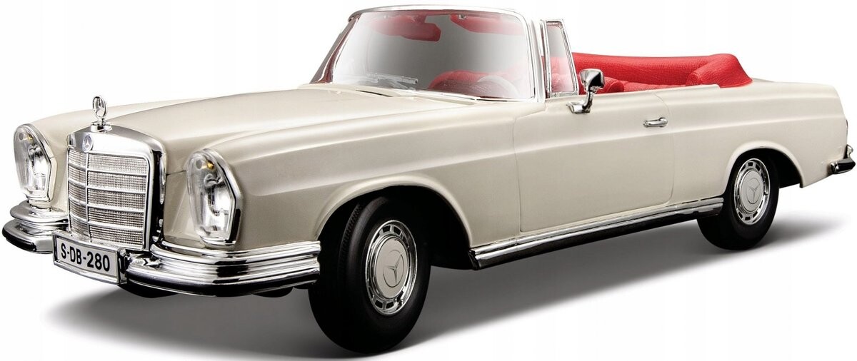 

Maisto, коллекционная модель Mercedes 280Se Cabrio 1967 Бежевый 1/18