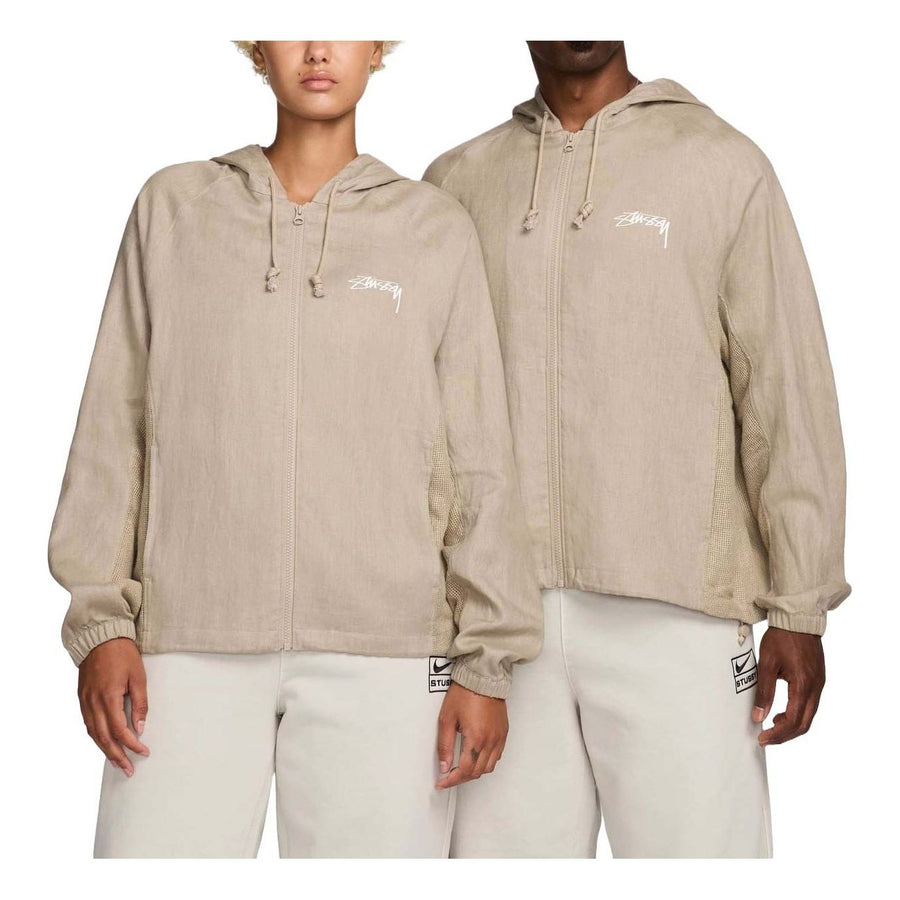 

Куртка Nike x Stussy Linen Shell Jacket Asia Sizing 'Chino', желто-коричневый