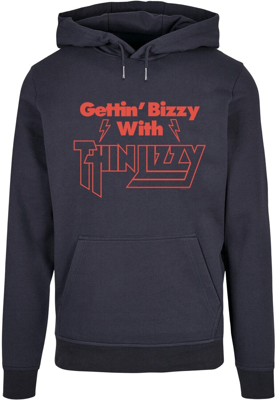 

Толстовка с капюшоном Merchcode Sweatshirt Thin Lizzy - Gettin Bizzy, ночной синий