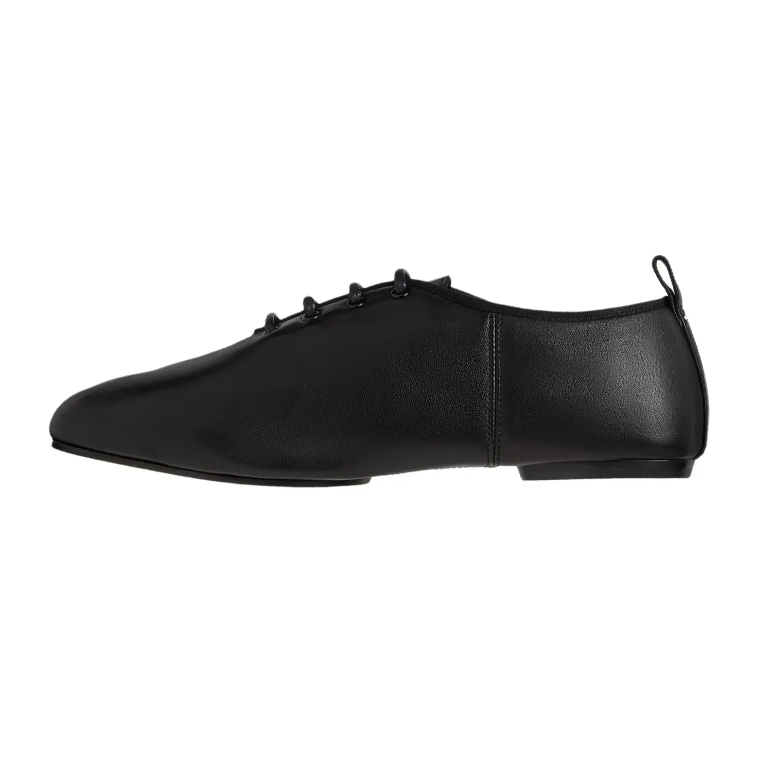 Maison Margiela Tabi Sheepskin Casual Leather Shoes Women's Black