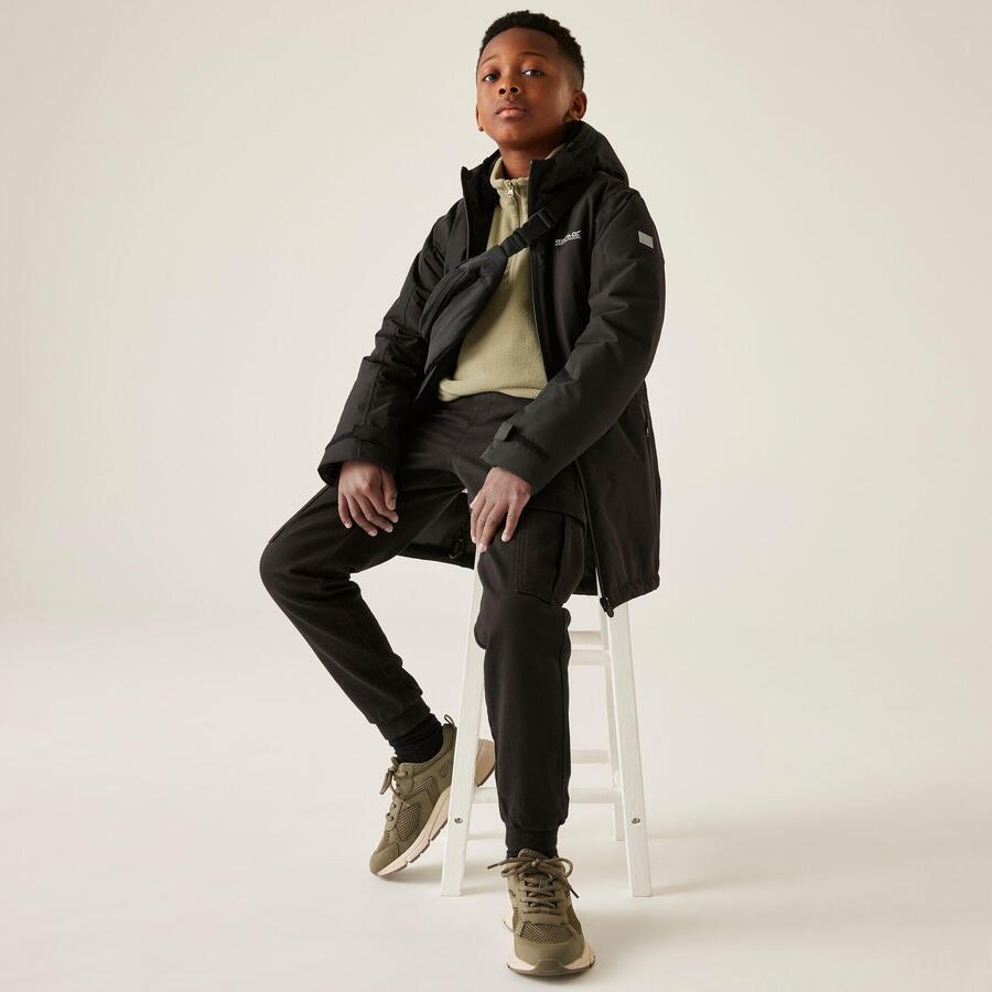 

REGATTA Детская водонепроницаемая дышащая утепленная куртка с капюшоном Farbank