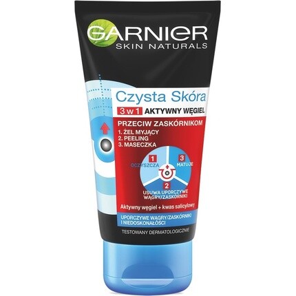 

Garnier - Pure Score Интенсивный уголь для умывания 3в1 150мл