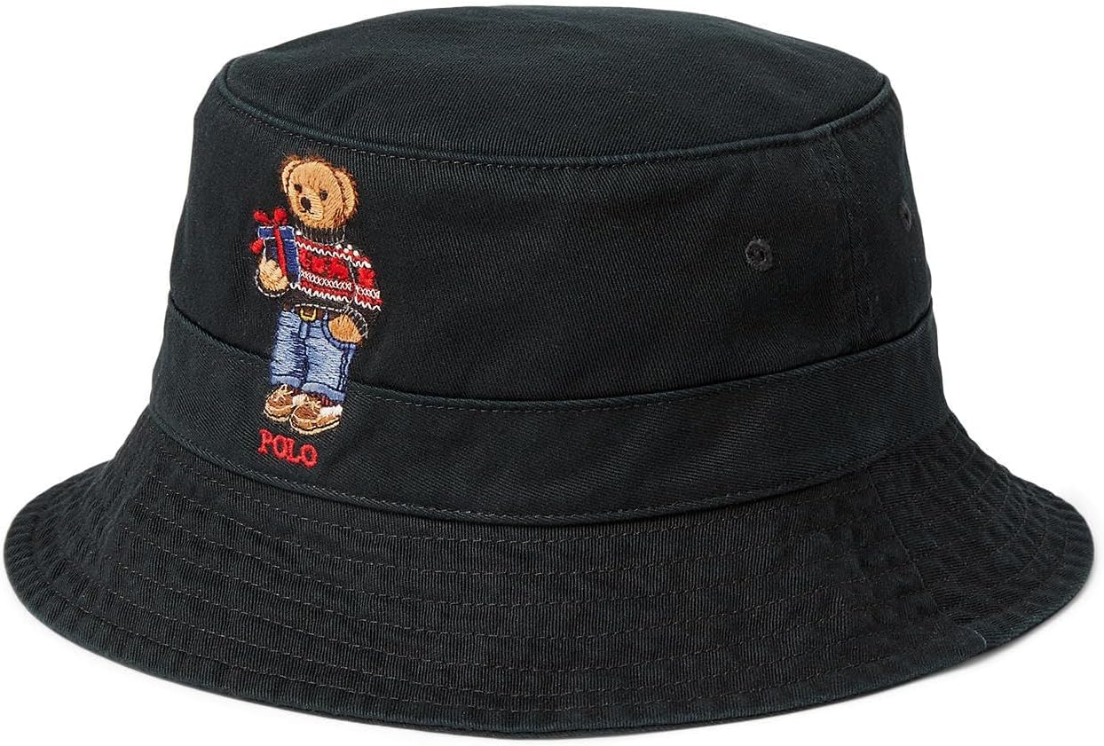 

Мужская панама Polo Bear из твила Polo Ralph Lauren, Polo Black