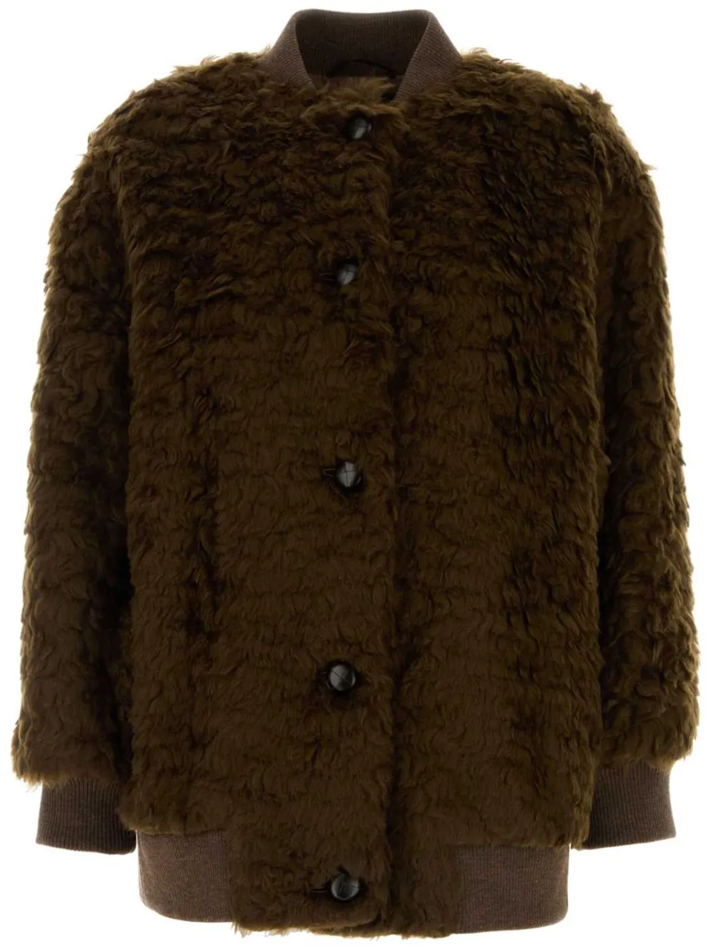 

Бомбер Teddy Weekend Max Mara, коричневый