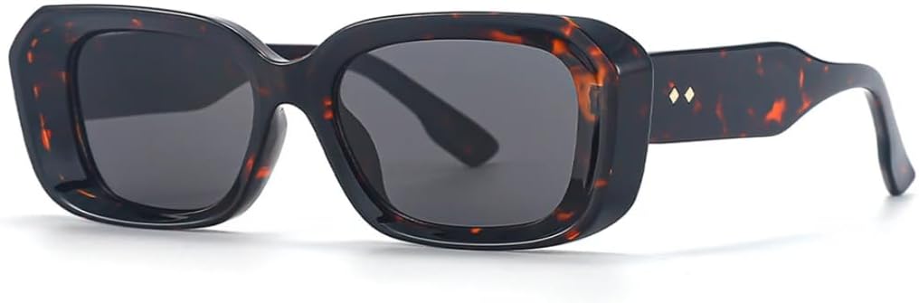 

Ретро-модные панк-солнцезащитные очки для женщин и мужчин, классические винтажные, с защитой от УФ-излучения UV400, для использования на открытом воздухе VFDHN, Tortoise Black