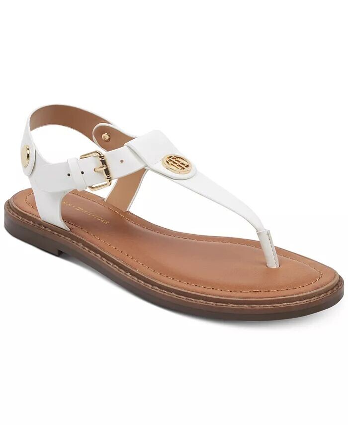 Женские сандалии Bennia Thong Flat Tommy Hilfiger, белый