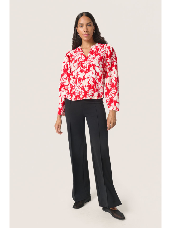 

Блузка SLOline с длинными рукавами, прямого кроя, с принтом цветок сальса. Soaked in Luxury