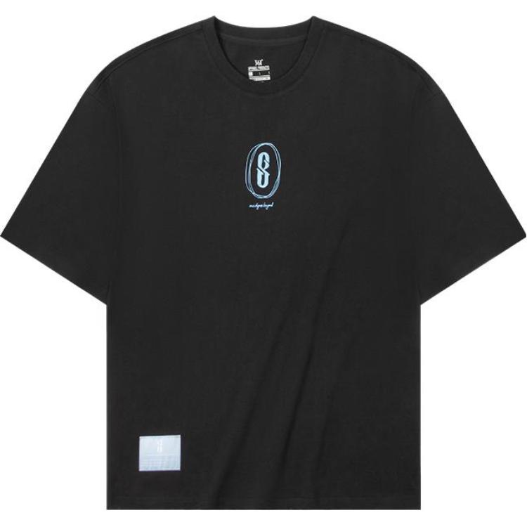 

361° Футболка Unisex Pure Black Crew Neck Moderate Straight Fit