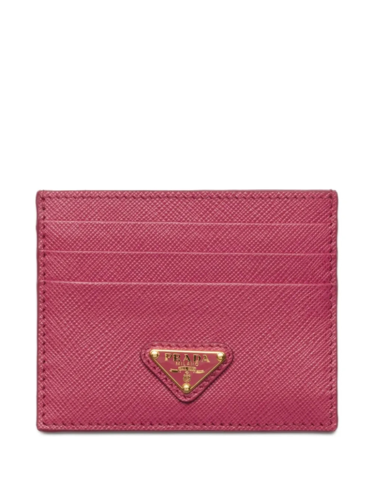 

Prada картхолдер из сафьяновой кожи, розовый
