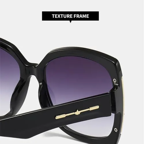 

Солнцезащитные очки 2027 квадратной формы для женщин, ретро-винтажные, большие, с градиентным переходом цвета, женские солнцезащитные очки MTZJH, Green Blue Yellow