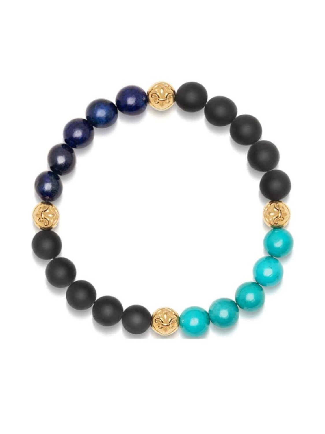 

Плетеный браслет Nialaya Jewelry, синий