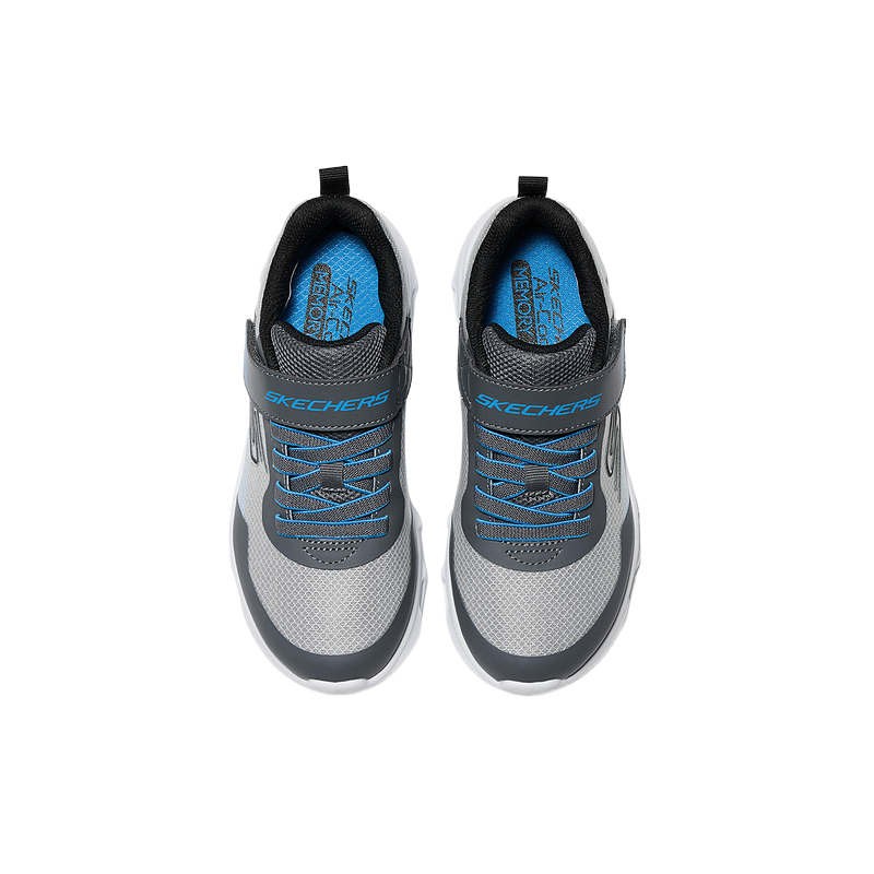 Низкие детские тренировочные кроссовки Skechers, Charcoal серыйCCBL — фото 4