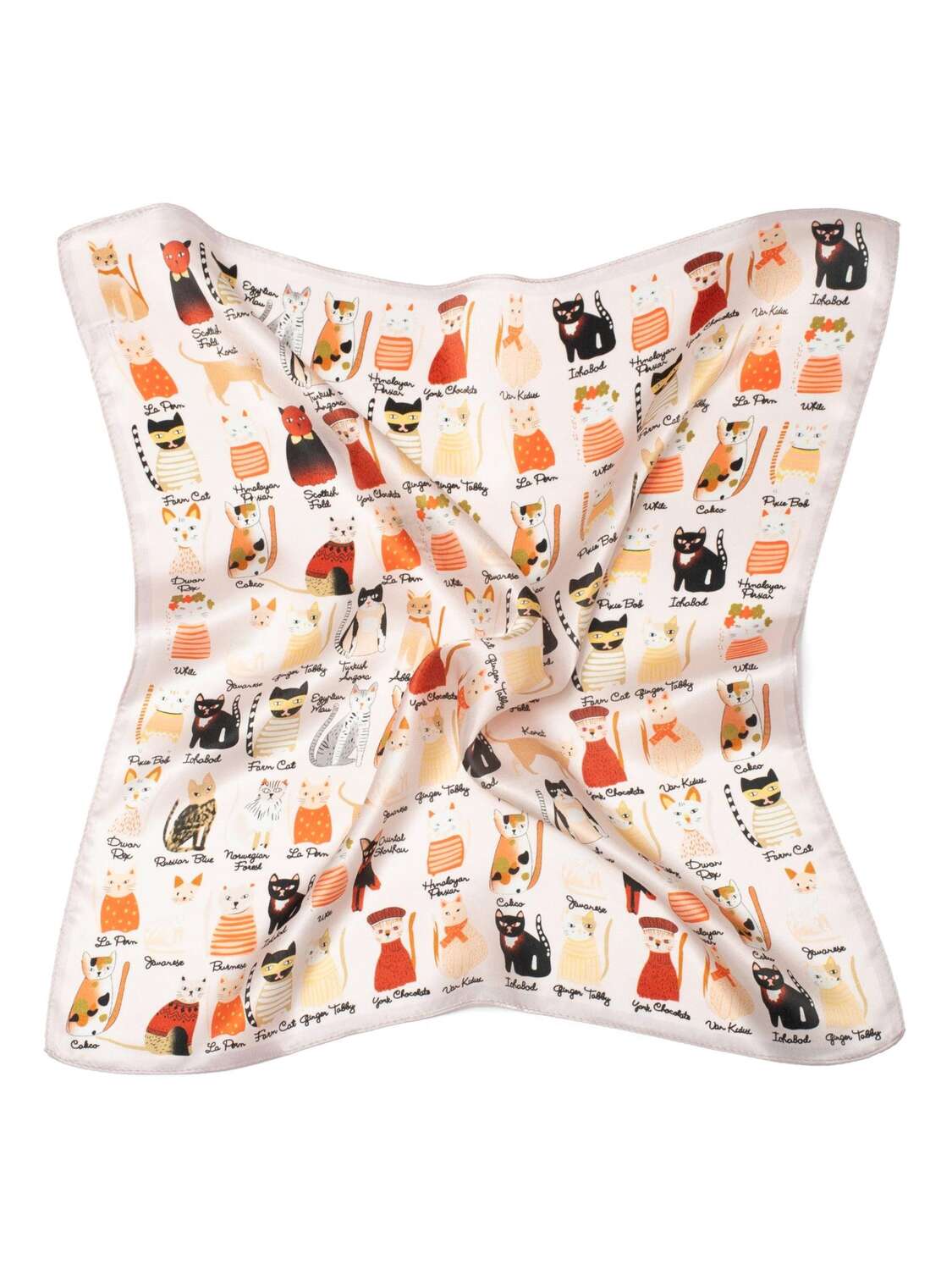 

MayTree Шарф 'Seidentuch Katzen' в цвете Rose