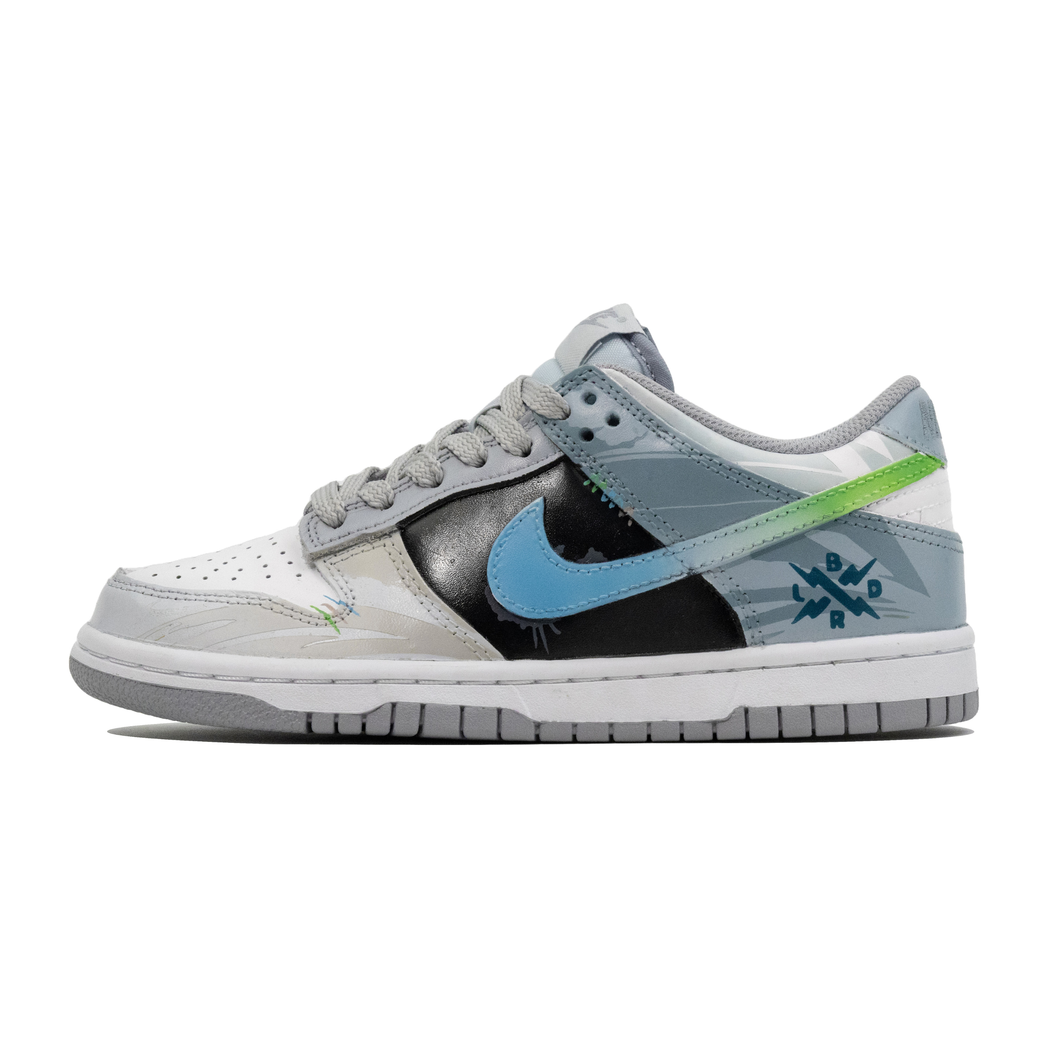 

Детские кроссовки для скейтбординга Dunk Anti Slip, износостойкие, низкие, для подростков Nike, синий
