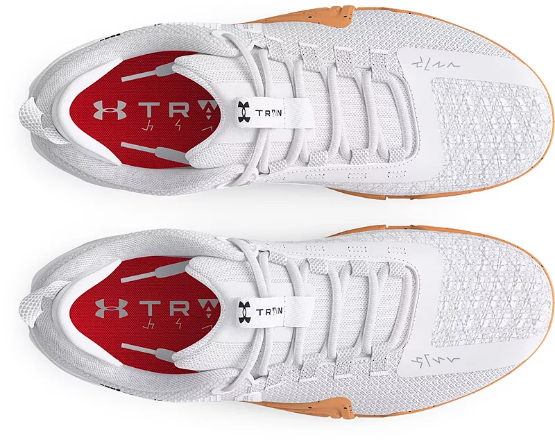 Мужские кеды Under Armour Tribase Reign 6, белый/серый/черный — фото 4