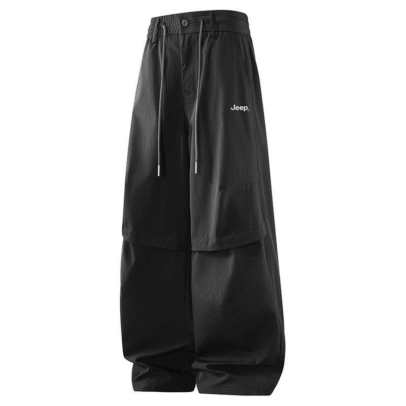 

Спортивные и уличные повседневные брюки Unisex Jeep, черный