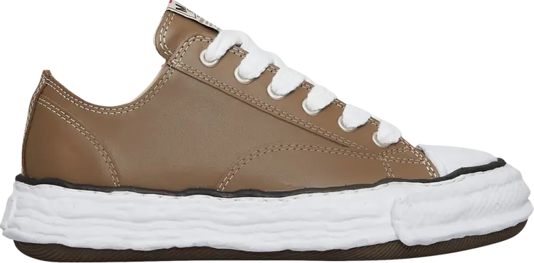 Кроссовки Maison Mihara Yasuhiro Peterson OG Sole Leather Low Brown, коричневый