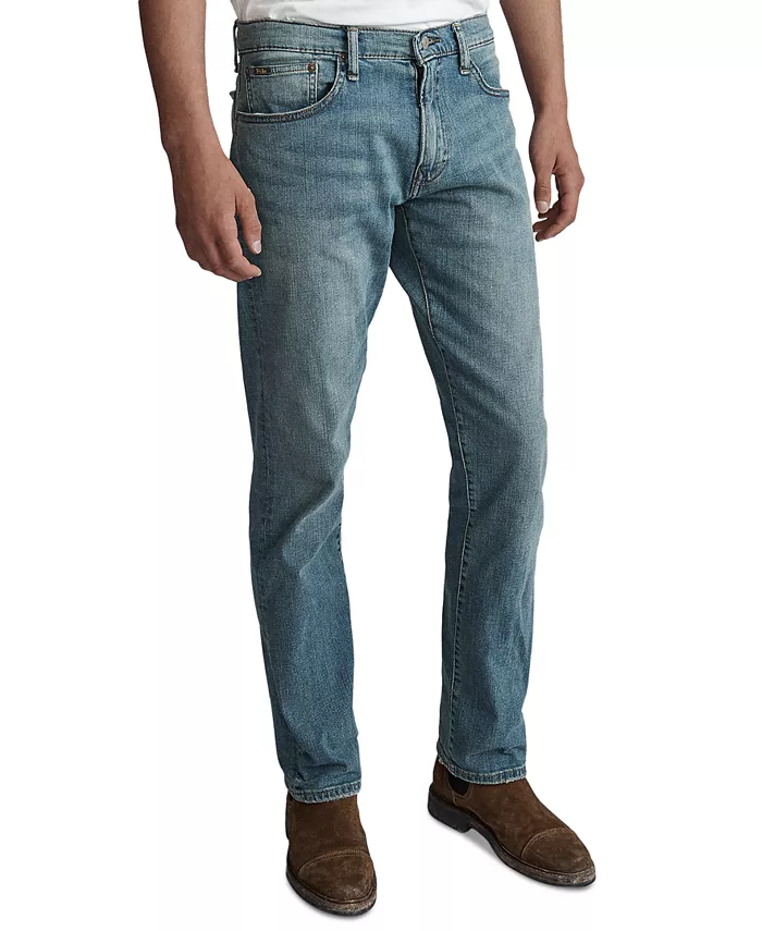 Мужские джинсы Hampton Relaxed Straight Polo Ralph Lauren, синий — фото 4