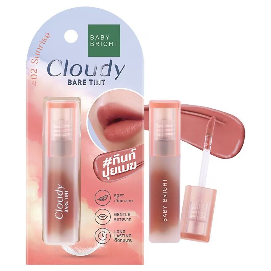 

Baby Bright Тинт для губ Cloudy Bare 2,6 г 02 Восход солнца, Sunrise