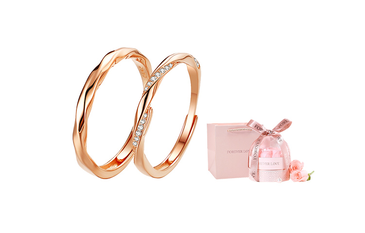 

QIMEILA 925 Sterling Silver кольца с микро-паве из циркония унисекс