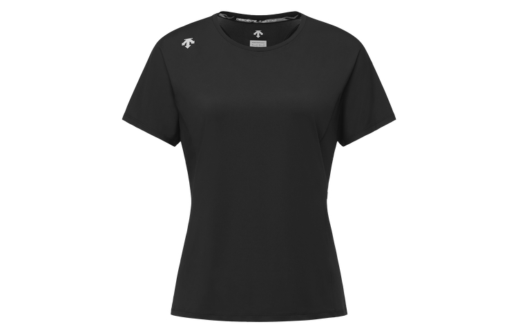 

Женская футболка с длинным рукавом для бега DESCENTE, черный